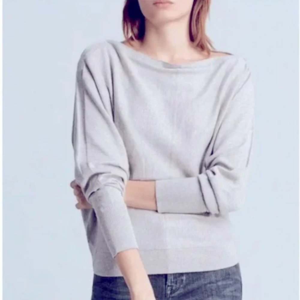 Gray All Saints Ellie Dolman / Batwing Top